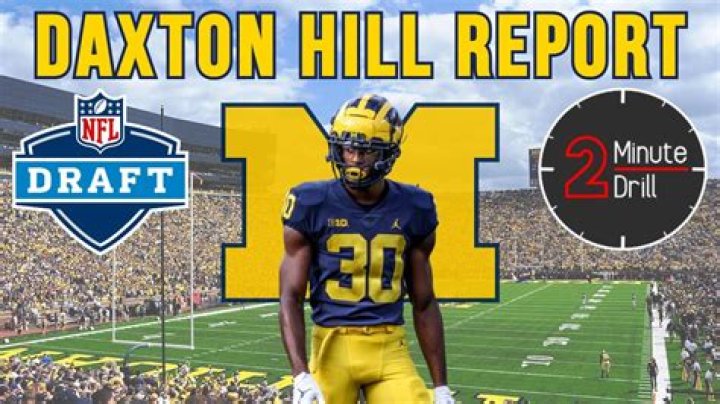 Daxton Hill Brother, PFF, NFL Draft, Height, Vertical, 40 Time, Draft Projection, Age
