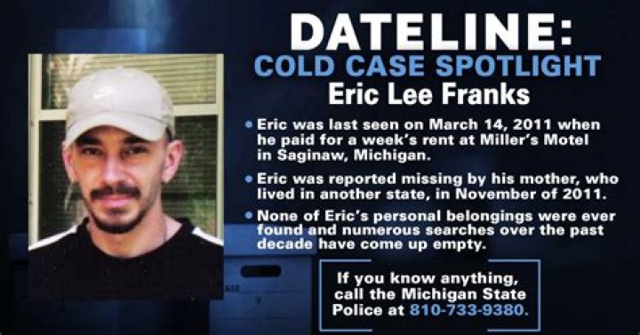 Eric Franks Missing -Where Is He Now? Help Post On Facebook