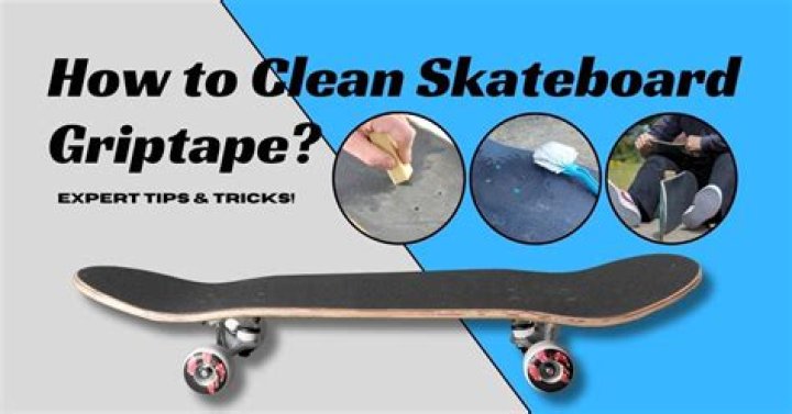How to clean skateboard griptape