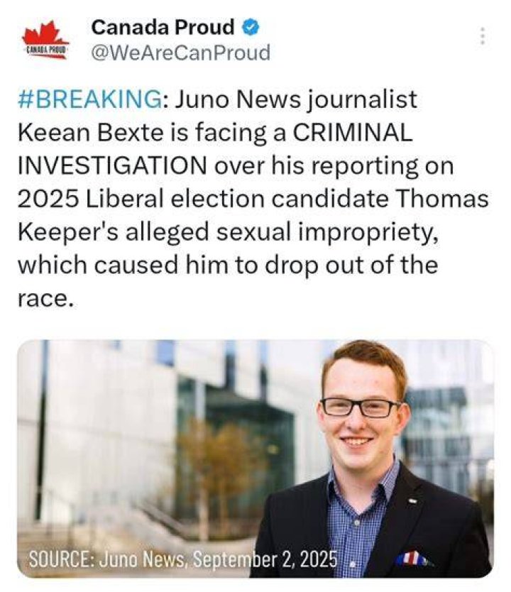 Keean Bexte Counter Signal Journalist; Wiki, Bio, Age, Fired Rebel News & Twitter