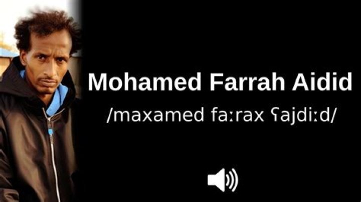 Mohamed Farrah Aidid’s biography, fact, career, awards, net worth and life story